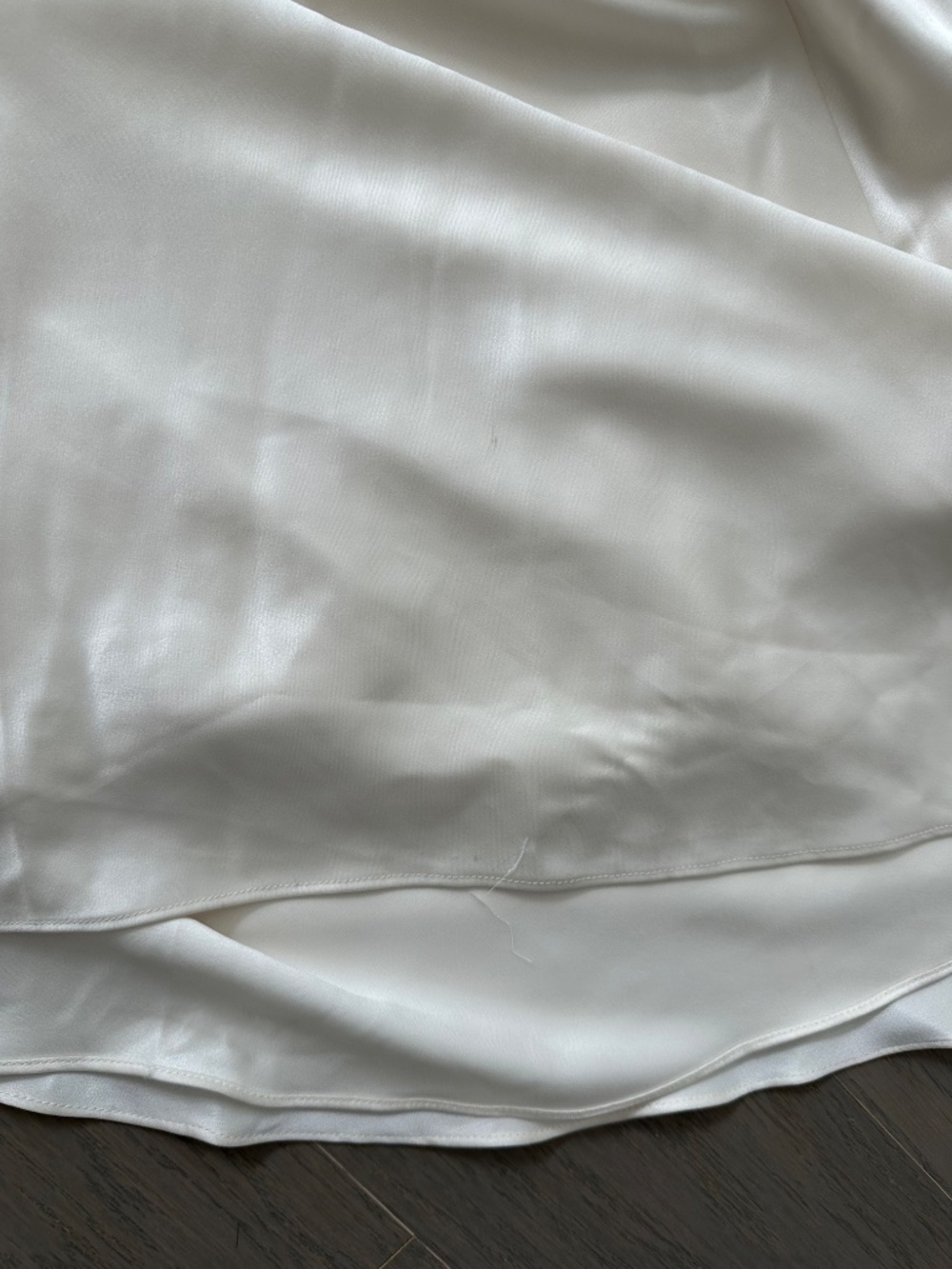 Reformation Arianwen Satin Gown Dress Wedding Bridal Fior Di Latte 2 - w/ tags - Picture 7 of 16
